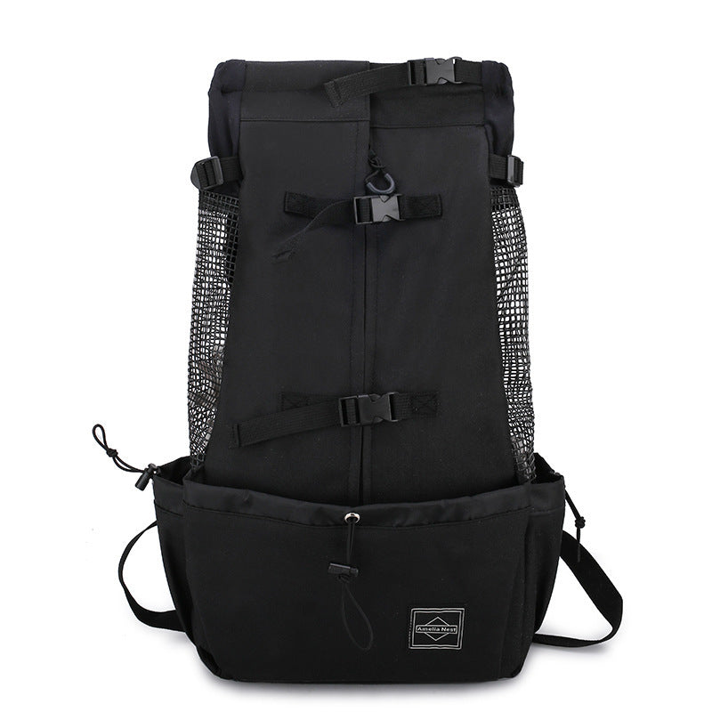 WhiskerWash PawPorter™ – Double Shoulder Travel Carrier Backpack