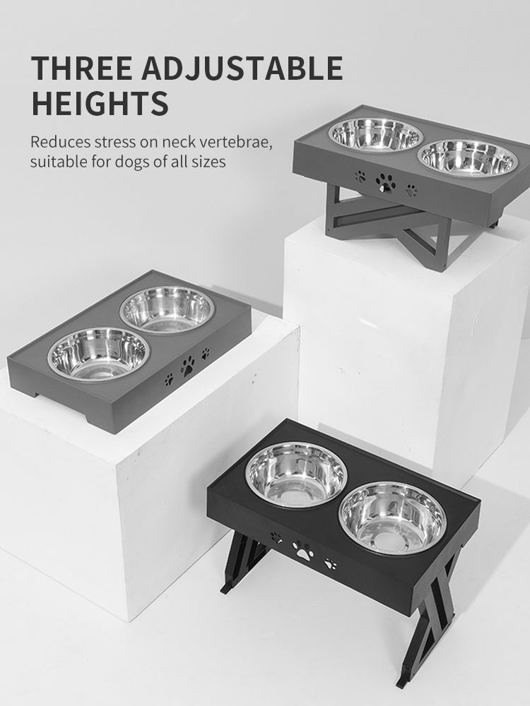 WhiskerWash FoldaBowl™ – Stainless Steel Collapsible Pet Feeder