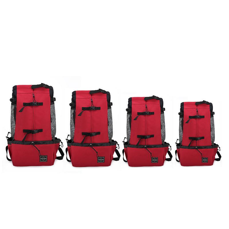 WhiskerWash PawPorter™ – Double Shoulder Travel Carrier Backpack