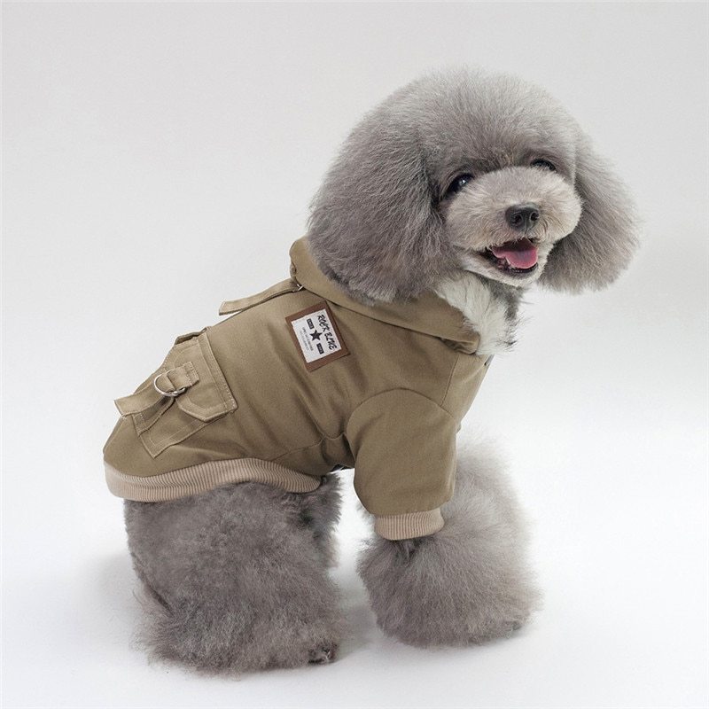 WhiskerWash PupCap™ – Dog Coat with Built-In Hat