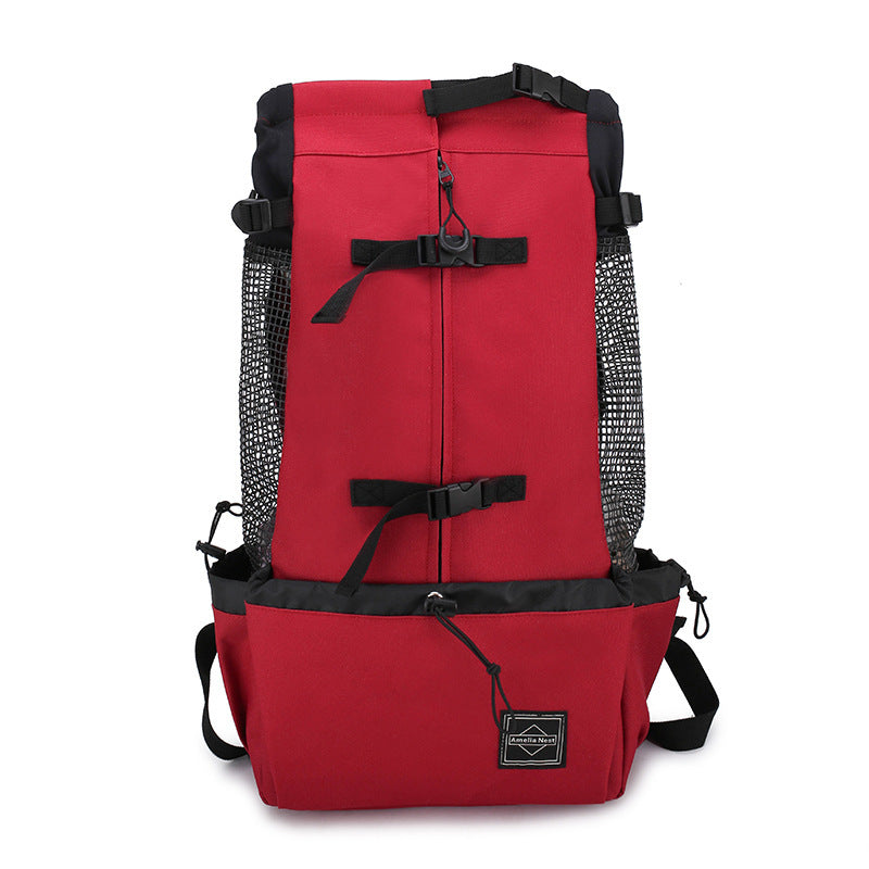 WhiskerWash PawPorter™ – Double Shoulder Travel Carrier Backpack