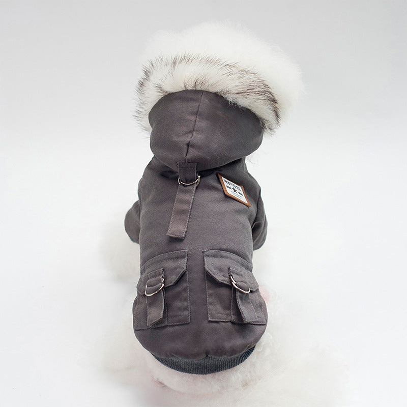 WhiskerWash PupCap™ – Dog Coat with Built-In Hat