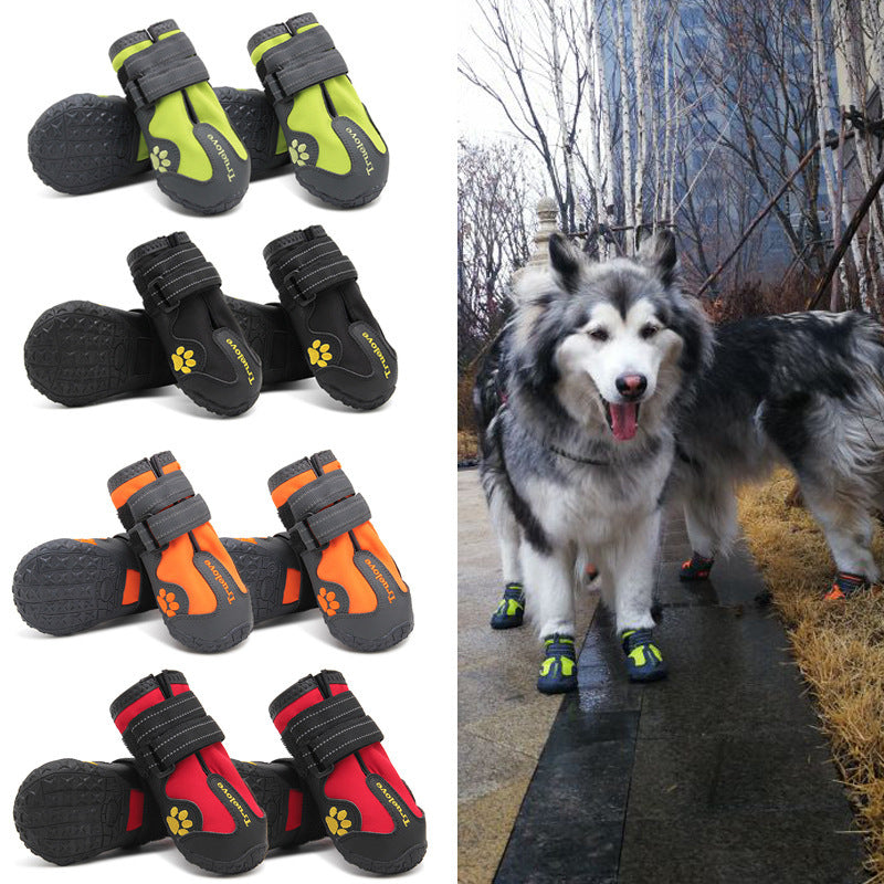 WhiskerWash PawGuards™ – Non-Slip Dog Boots for Large Breeds