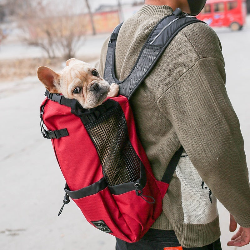 WhiskerWash PawPorter™ – Double Shoulder Travel Carrier Backpack