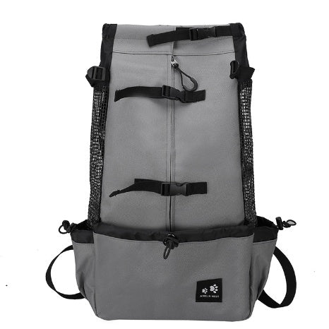 WhiskerWash PawPorter™ – Double Shoulder Travel Carrier Backpack
