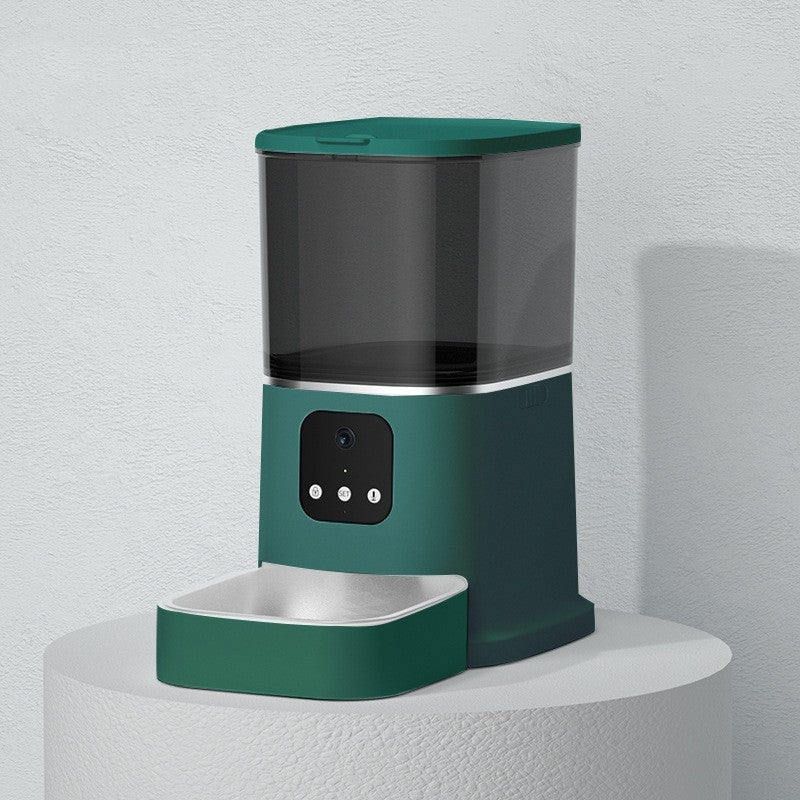 WhiskerWash SmartFeast™ – WiFi Automatic Pet Feeder with Voice & App Control