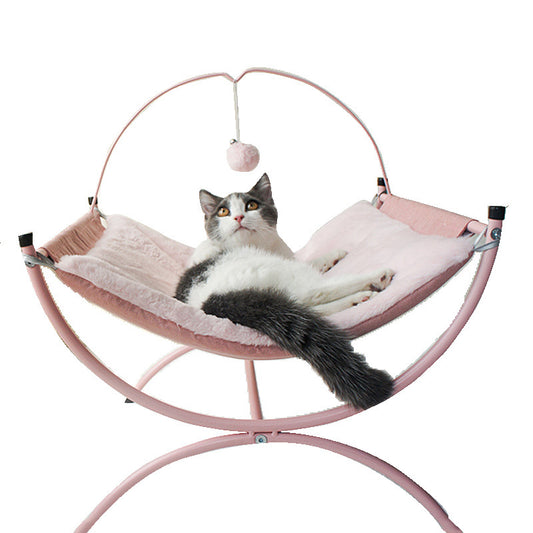 WhiskerWash CozyLounger™ – All-Season Cat Recliner Bed