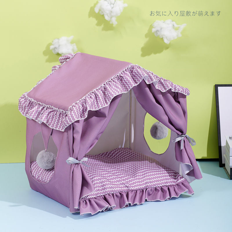 WhiskerWash removable and washable cat villa