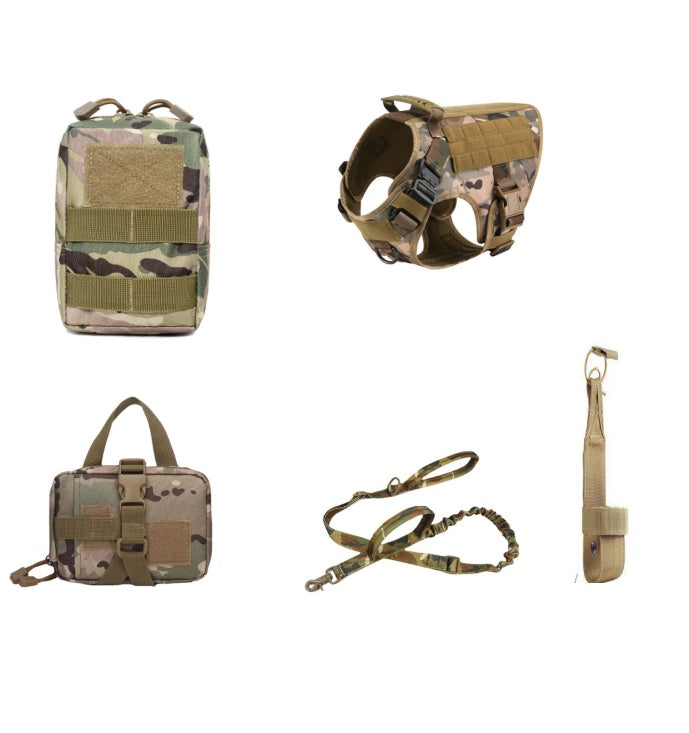 WhiskerWash K9Command™ – Tactical Dog Harness & Leash Set