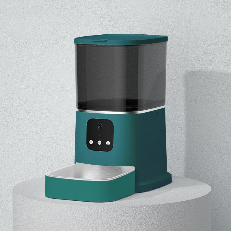WhiskerWash SmartFeast™ – WiFi Automatic Pet Feeder with Voice & App Control