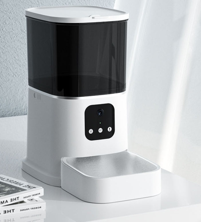 WhiskerWash SmartFeast™ – WiFi Automatic Pet Feeder with Voice & App Control