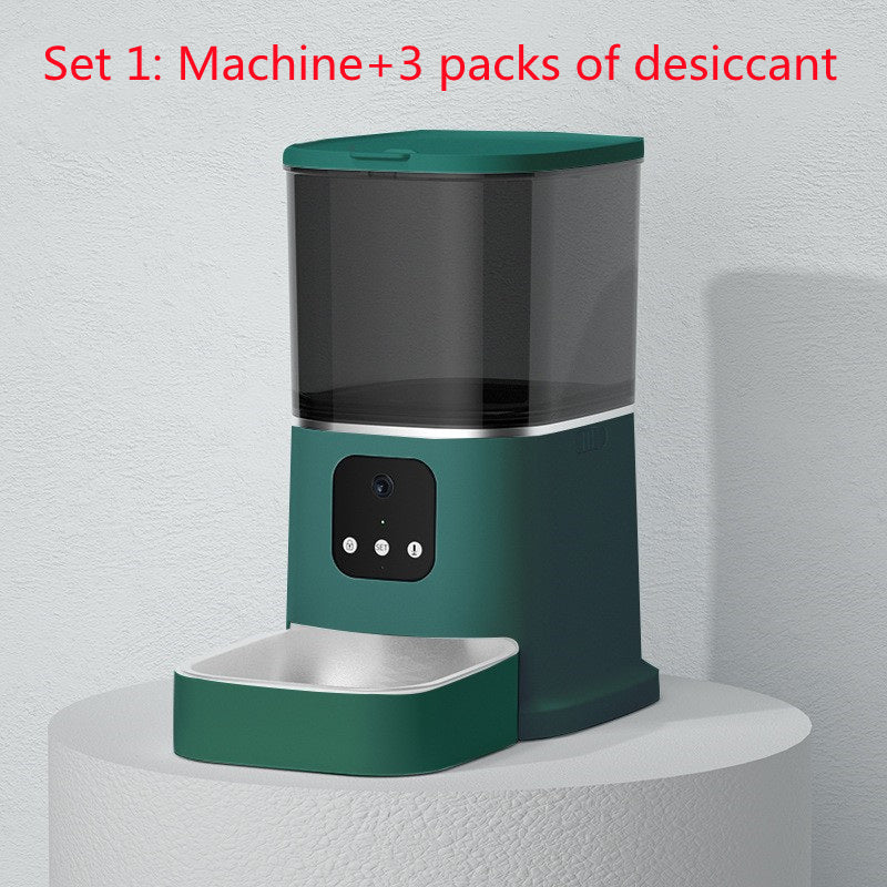 WhiskerWash SmartFeast™ – WiFi Automatic Pet Feeder with Voice & App Control