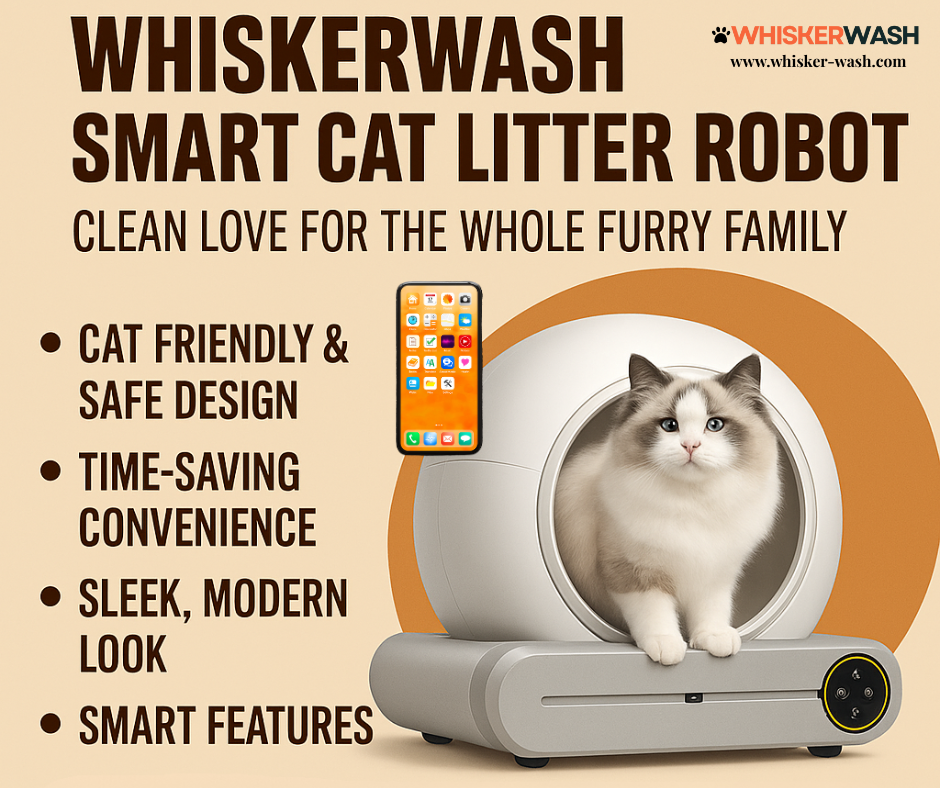 WhiskerWash Smart Cat Litter Robot